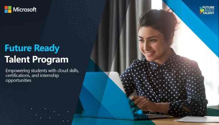 Microsoft Future Ready Talent, a virtual internship: Apply