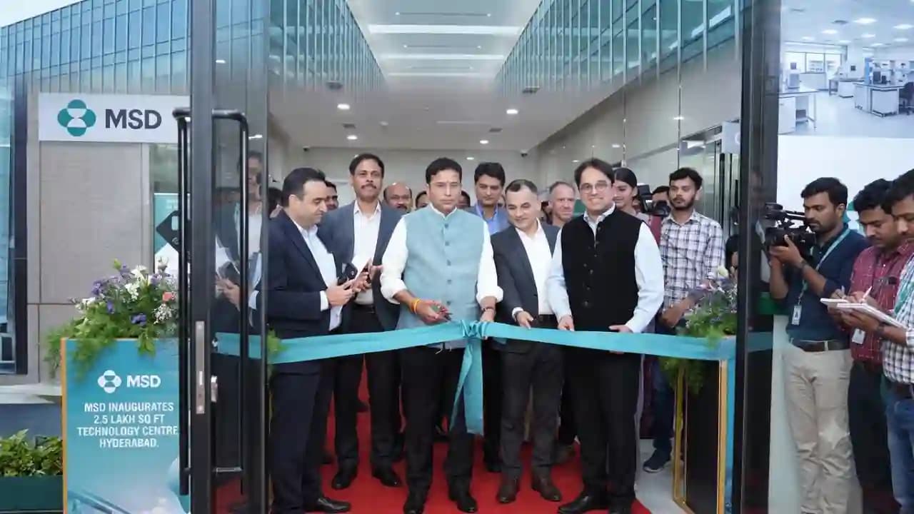 MSD Inaugurates 2.5 Lakh Sq Ft Technology Centre in Hyderabad