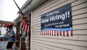 Hiring in the USA has been soaring high